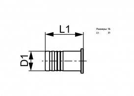 Заглушка для фітингу TECE TECElogo-Push 16 мм 8730032