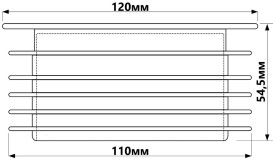 Заглушка канализационная McAlpine 110 мм резиновая DC4-BL