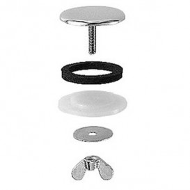 Заглушка отверстия под смеситель диаметр 48 мм  Blanco нержавеющая сталь 137164