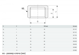 Заглушка Viega 1761 G¾ со специальной обработкой латунь хромированная 106782