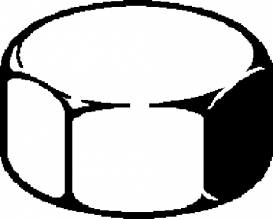 Заглушка Viega 1761 G1 со специальной обработкой латунь хромированная 120092