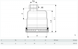 Заглушка Viega Prestabo XL 1156XL 64хRp3/4 нелегована сталь 598242