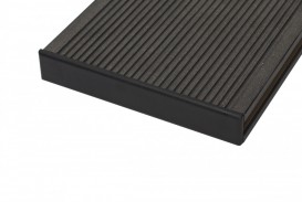 Заглушки для терасної дошки Bergdeck дерево/ПВХ чорний (упаковка 12 шт) BDZD02