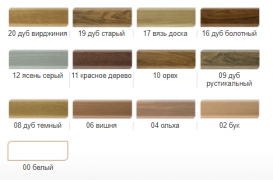 Заглушки ліва і права Salag NG56 ПВХ палітра на вибір NGTKхх