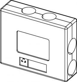 Захисний короб для подвійного трійника 16-20 мм TECE TECElogo пластик білий 8740100