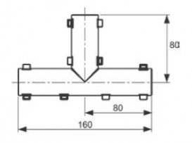 Захисний кожух для трійника Tece TECEflex d14-20 (18) мм пластик 718019