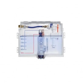 Застенный сливной бачок для установки с напольным унитазом Tece TECEprofil фронтальное расположение панели смыва 9041008