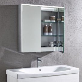 Зеркальный шкаф Duravit L-Cube подвесной 100х15,4 см белый LC755200000