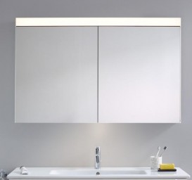 Зеркальный шкаф Duravit Light and mirror подвесной 101х14,8 см белый LM7842000000