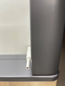 Дзеркальна шафа Fancy Marble Devon 76х27 см МДФ/ДСП графіт матовий 22708012200