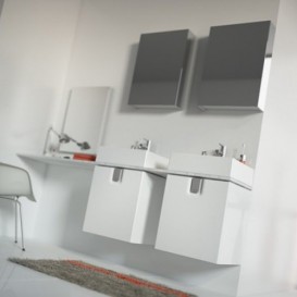 Зеркальный шкаф Kolo Twins подвесной 88457000