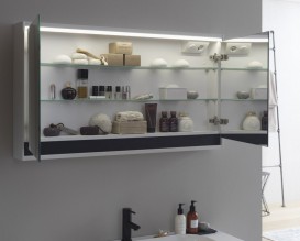 Дзеркальна шафа Kolpa-san Pandora TOP 150 підвісна 150х60.4 см біла 514260