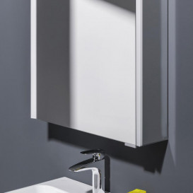 Дзеркальна шафа Laufen Frame 25 45х15х75 см петлі зліва з сенсорним вимикачем алюміній H4083019001441