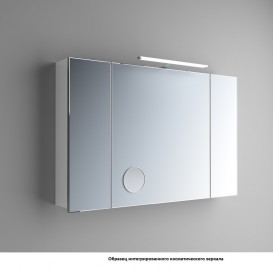 Дзеркальна шафа Marsan Adele-2 підвісний 70х65 см МДФ білий Adele70х65white