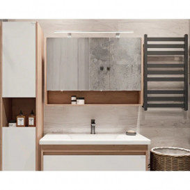 Зеркальный шкаф Radaway Silvia 100 ДСП/МДФ белый/дуб ватан M43100-12-03