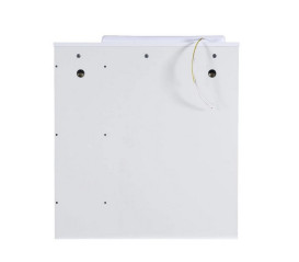 Зеркальный шкафчик Аквародос Квадро 60х74 см с подсветкой ДСП/стекло белый АР000001073