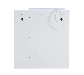 Дзеркальна шафка Аквародос Квадро 70х74 см з підсвічуванням ДСП/скло білий АР000001074