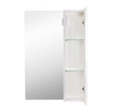 Зеркальный шкафчик Аквародос Родорс 55х80 см c подсветкой ДСП/МДФ белый АР000040355