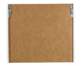 Дзеркальна шафка Аквародос Рома 85х75 см ДСП/скло білий АР000001188