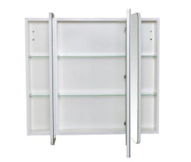 Дзеркальна шафка Аквародос Рома 85х75 см ДСП/скло білий АР000001188