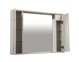 Зеркальный шкафчик Аквародос Шельф 100х75 см ДСП/МДФ нордленд АР000082698