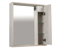 Зеркальный шкафчик Аквародос Шельф 65х75 см ДСП/МДФ нордленд АР000082695