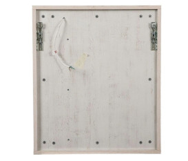 Зеркальный шкафчик Аквародос Шельф 85х75 см ДСП/МДФ нордленд АР000082697