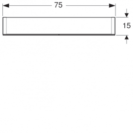 Зеркальный шкафчик Geberit Option с подсветкой двухдверный 500.205.00.1