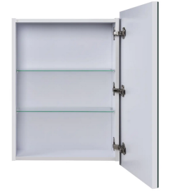 Зеркальный шкафчик Мойдодыр Руна 54х72 см ДСП белый мат 00-0007552