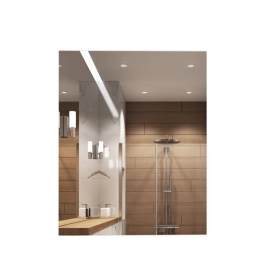 Зеркальный шкафчик Мойдодыр Руна 54х72 см ДСП белый мат 00-0007552