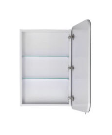 Зеркальный шкафчик Мойдодыр Сорренто 49,2х70,5 см ДСП белый мат 00-0008767