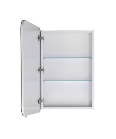 Зеркальный шкафчик Мойдодыр Сорренто 49,2х70,5 см ДСП белый мат 00-0008767