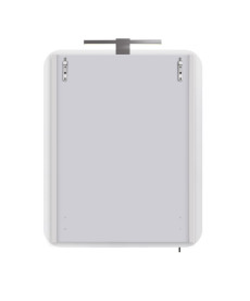 Дзеркальна шафка Мийдодир Сорренто 49,2х73,5 см з LED-підсвічуванням ДСП білий мат 00-0009181