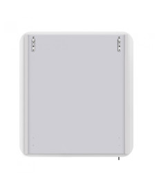 Зеркальный шкафчик Мойдодыр Сорренто 59х70,5 см ДСП белый мат 00-0006318