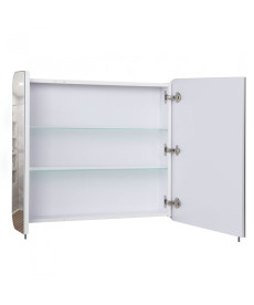 Зеркальный шкафчик Мойдодыр Сорренто 80х70,5 см ДСП белый мат 00-0006319