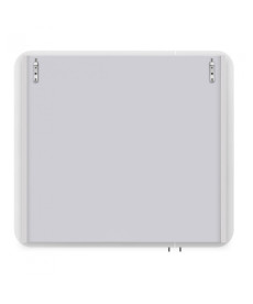 Зеркальный шкафчик Мойдодыр Сорренто 80х70,5 см ДСП белый мат 00-0006319