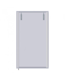 Зеркальный шкафчик Мойдодыр ЗШ-41х72 см ДСП белый мат 00-00002733