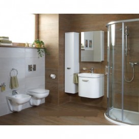 Дзеркальний шафка підвісна Jika Deep однокамерний правий / лівий білий H4541634345001