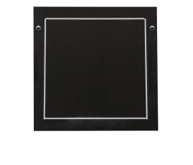 Дзеркало для ванної кімнати Аквародос Беатріче 80х80 см чорний патина золото АР000000923