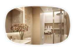 Зеркало для ванной Аквародос Callisto 115x70 см sensor с LED-подсветкой АР000102688