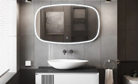 Зеркало для ванной Аквародос Callisto 115x70 см sensor с LED-подсветкой АР000102688