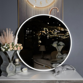 Зеркало для ванной Аквародос Лоренцо black D-100 sensor с LED-подсветкой золото АР000113279