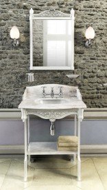 Зеркало для ванной Burlington Georgian белый алюминий T42 WHI