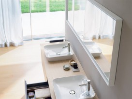 Дзеркало для ванної Duravit L-Cube 120х70 см з підсвічуванням LC738300000