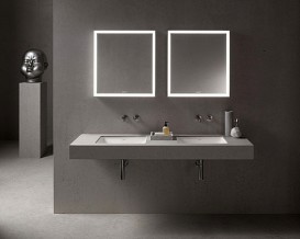 Зеркало для ванной Duravit L-Cube 65х70 см с подсветкой LC738000000