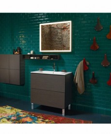 Зеркало для ванной Duravit L-Cube 80х70 см с подсветкой LC738100000