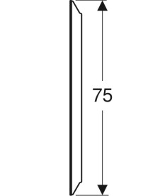 Зеркало для ванной Geberit Option Round ⌀75 см с прямой и косвенной подсветкой 502.798.00.1