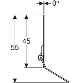 Дзеркало для ванної кімнати Kolo Lehnen Funktion 65,5х55 см з можливістю нахилу ліве L31201200