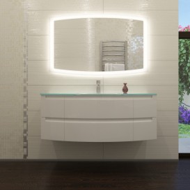 Дзеркало для ванної Marsan Madeleine-2 67х120 см з LED підсвічуванням Madeleine2-67х120