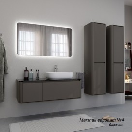 Зеркало для ванной Marsan Marshall 75х130 см с LED подсветкой Marshall75х130